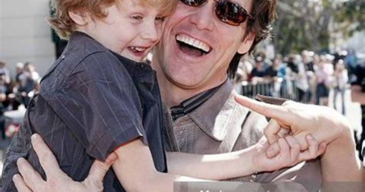 Jim Carrey and Evan Asher Archival Photos Public Rallies and Their