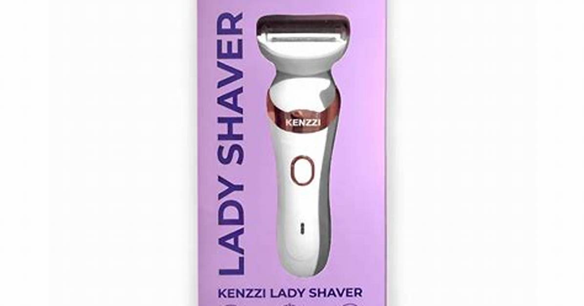 Kenzzi Lady Shaver Results Close up Performance on Sensitive Skin And