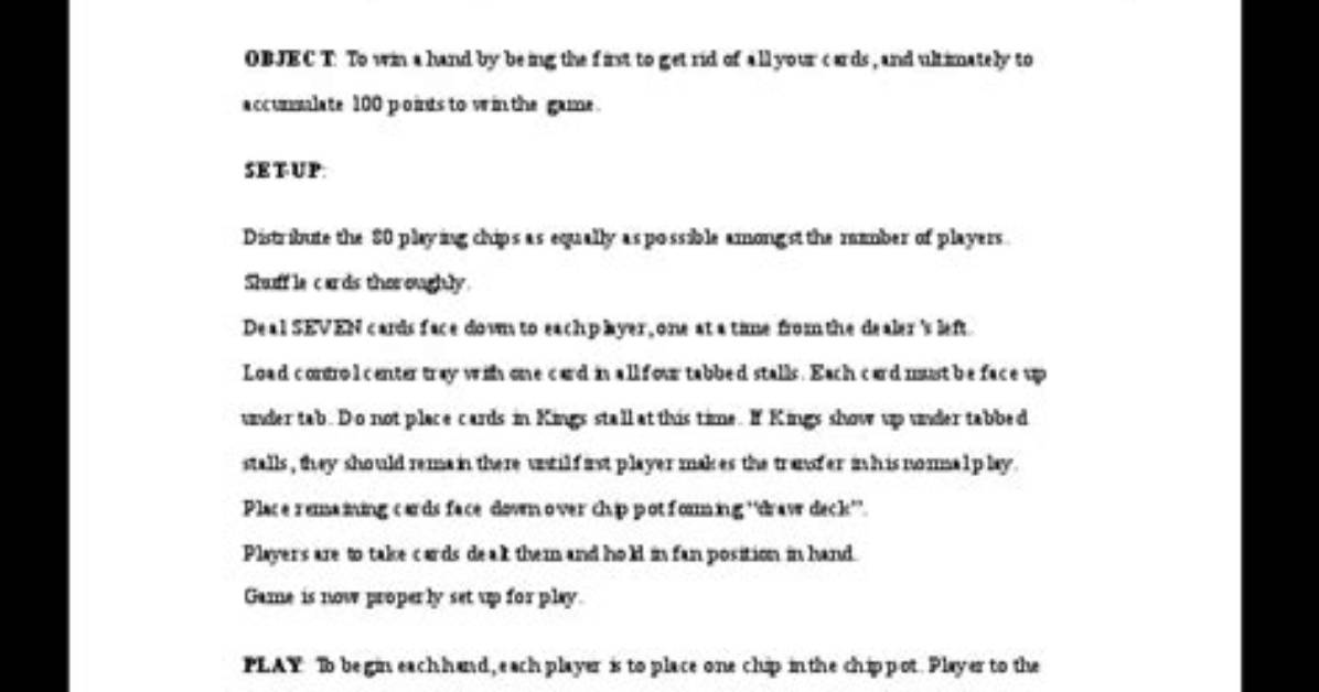 Kings in the Corner Rules Explained Complete How to Play Guide For