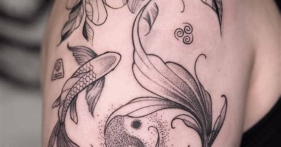 Koi Yin Yang Tattoo Placement Aesthetics Visual Proof Of