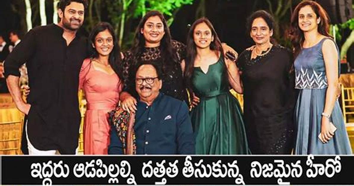 Krishnam Raju S Family Explained Wife Daughters Prabhas And