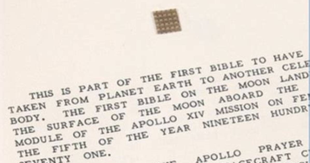 Lost Apollo 14 Lunar Bibles Discovered in Knoxville Church Head To