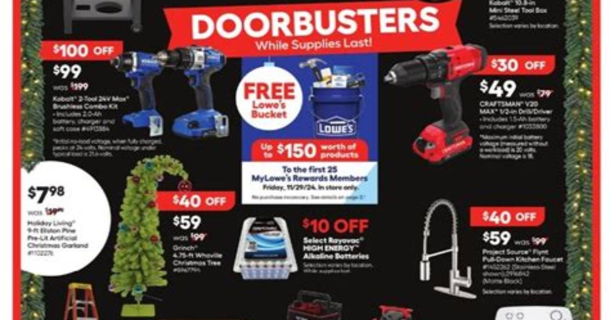 Lowe S Black Friday Shopping Guide Store Hours Return Policies and Top