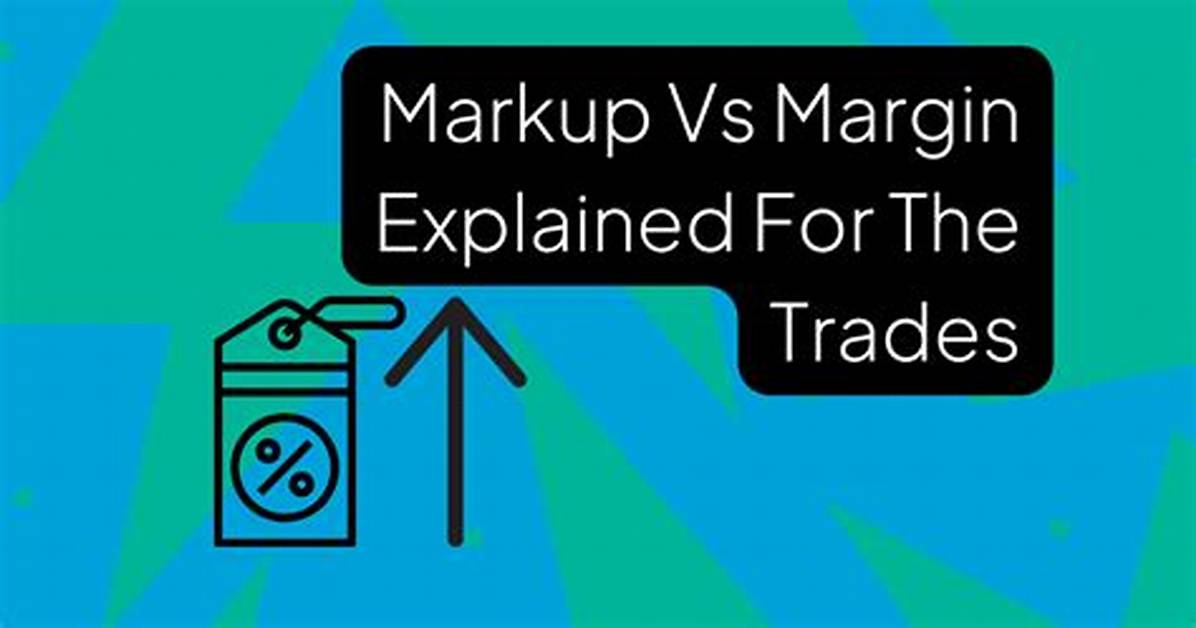 Margin vs Markup Explained Step By