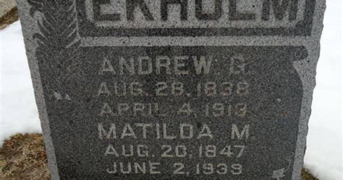 Marie Ekholm in Public Records Archive Findings Memorial Notices And