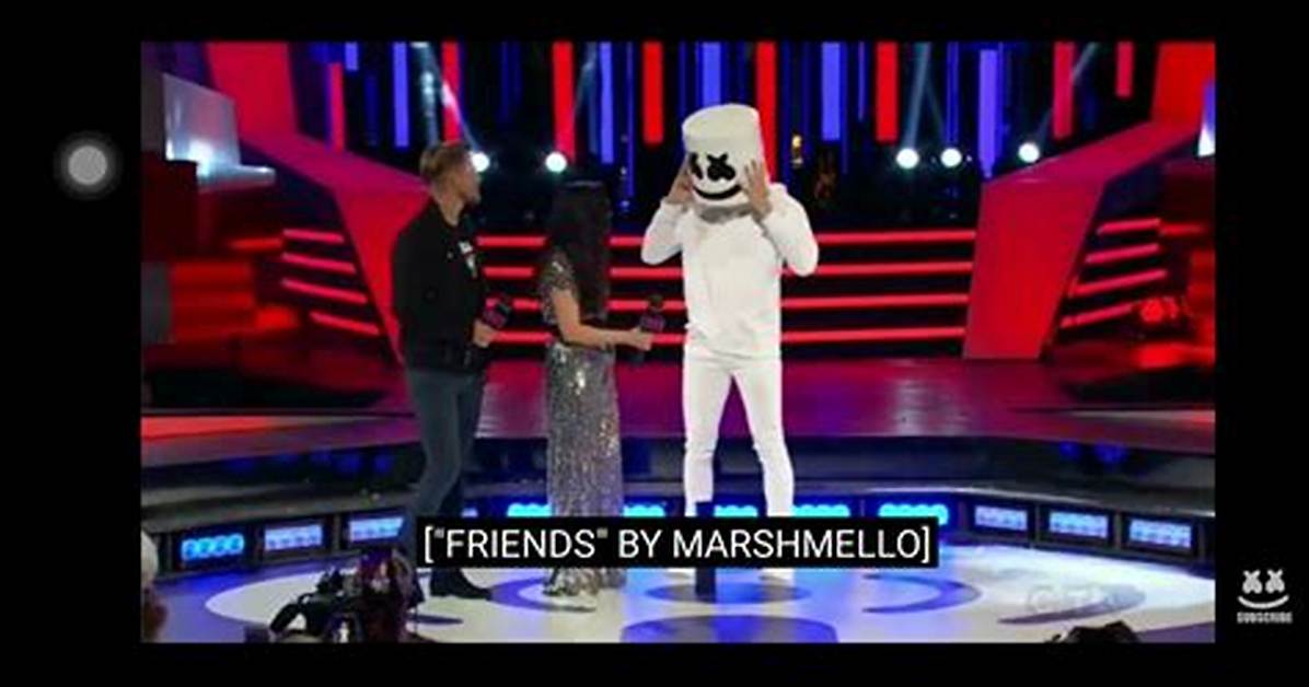 Marshmello Face Reveal Stunts from Shawn Mendes To