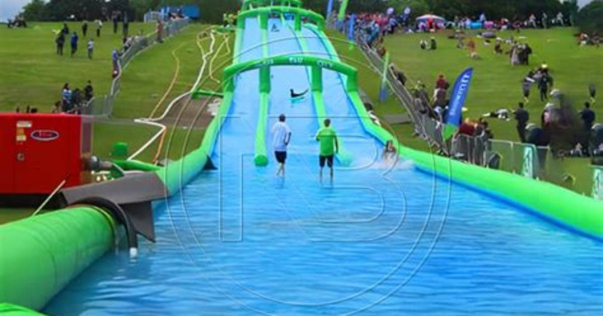 Massive Inflatable Slip N Slides Are Taking over Are They Worth The