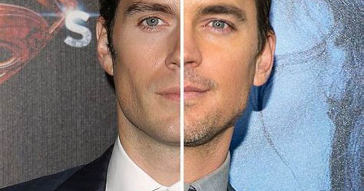 Matt Bomer vs Henry Cavill Side by Side Facial Analysis and How to Tell the Hollywood
