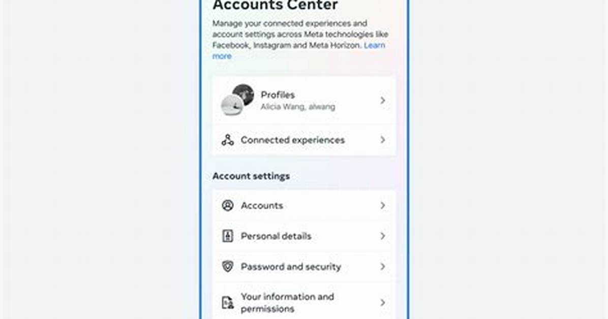 Meta Updates Account Center Navigation How to Deactivate Instagram Professional