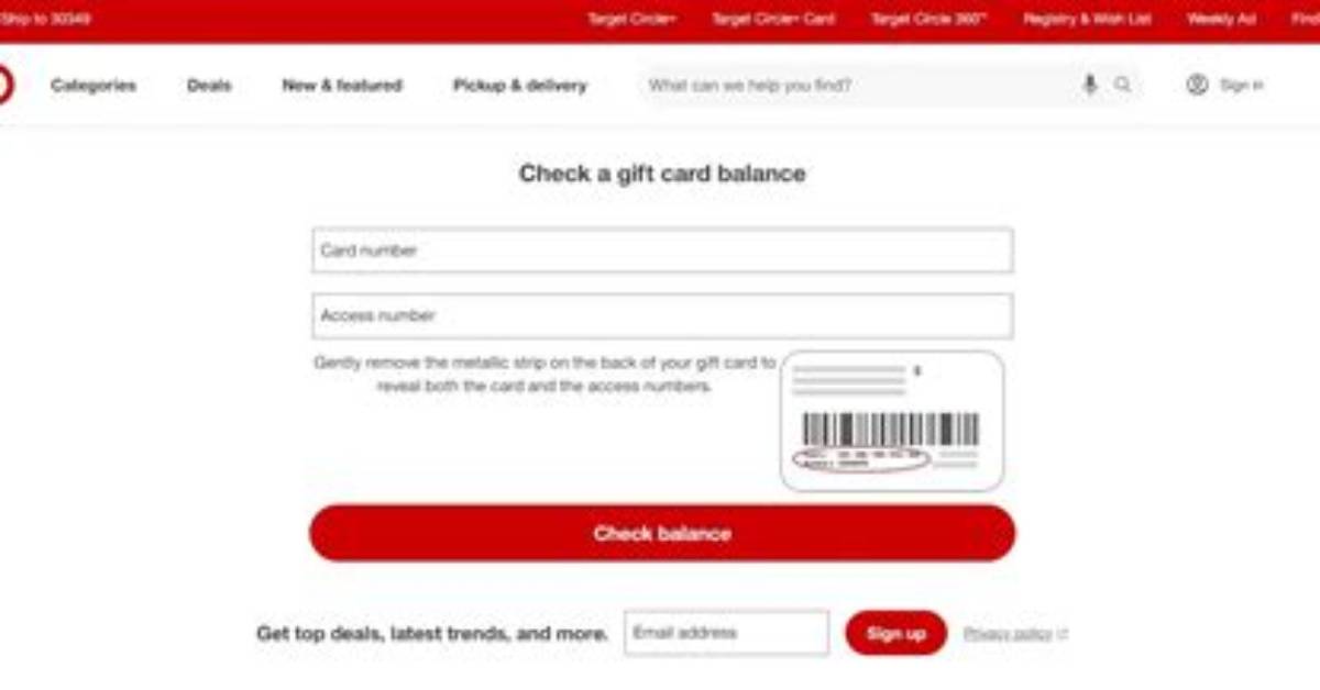 Official Target Gift Card Checker Guide How to Verify Funds Redeem Codes And