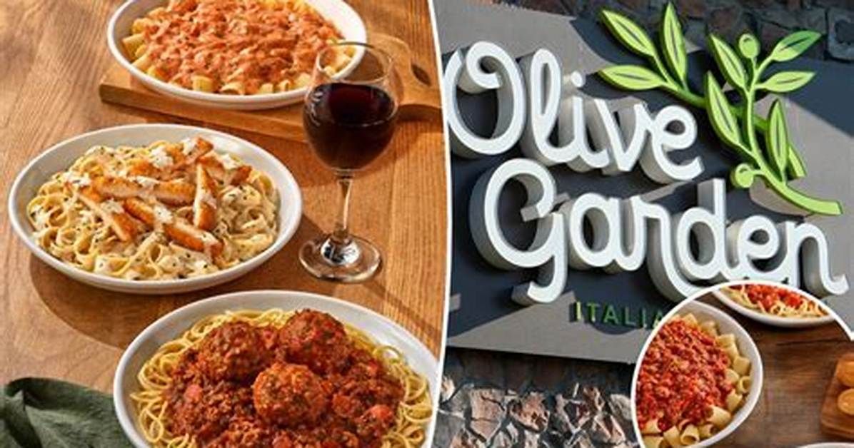 Olive Garden Brings Back Never Ending Pasta Bowl Launch Dates Full Menu Options And