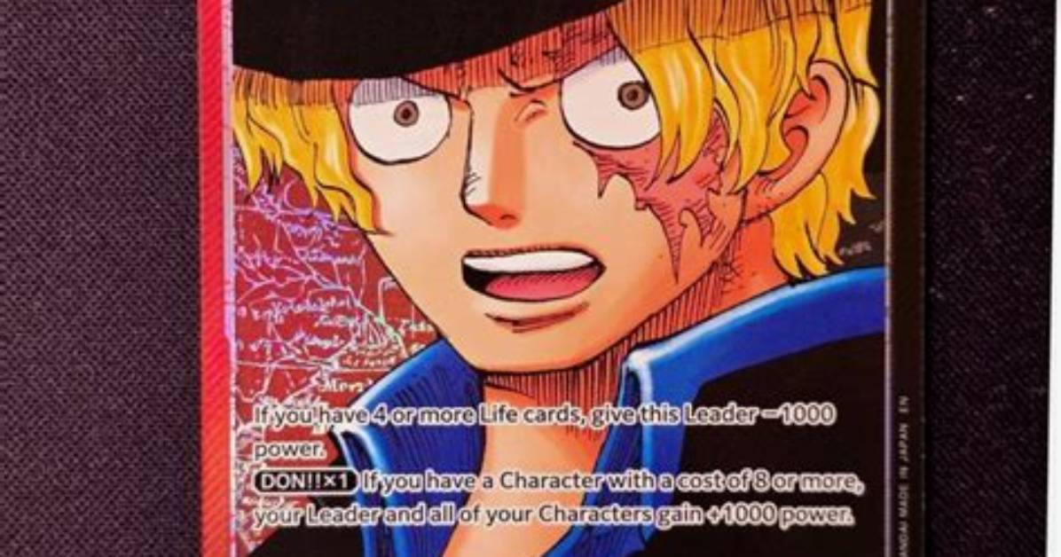 Op 13 Sabo Alt Art Explodes on Tcgplayer What Driven the Sudden
