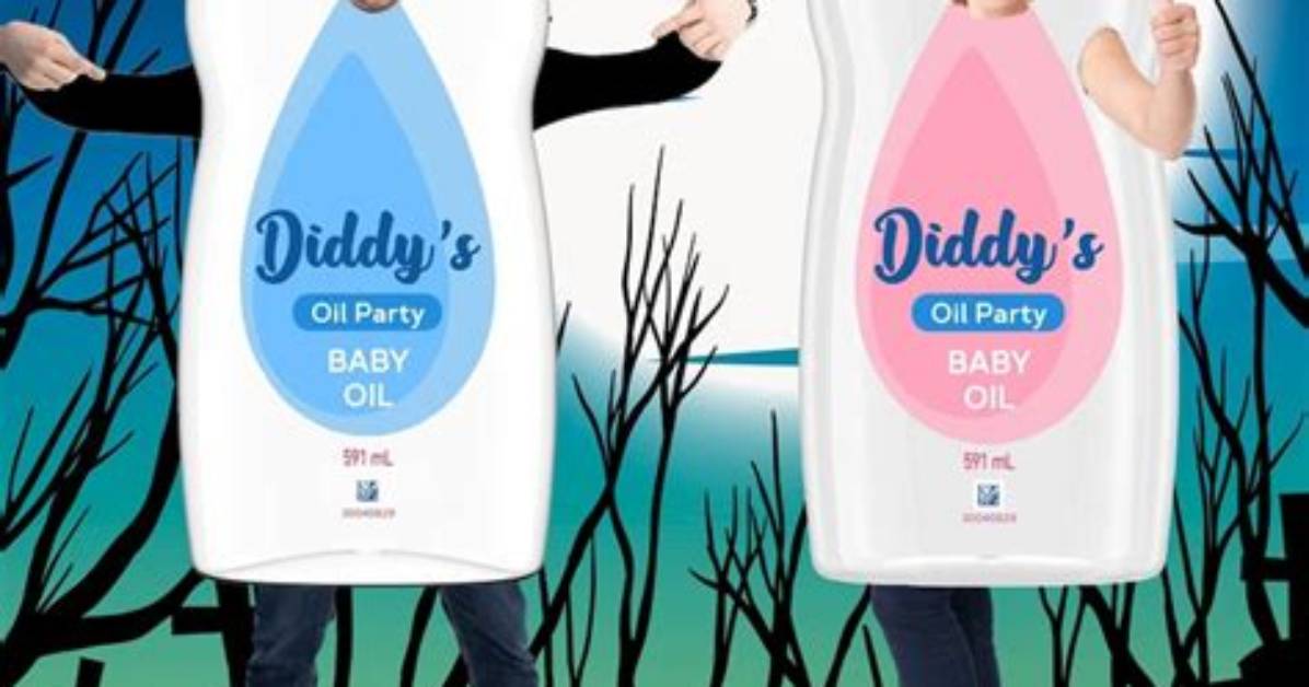 P Diddy Costume Side By
