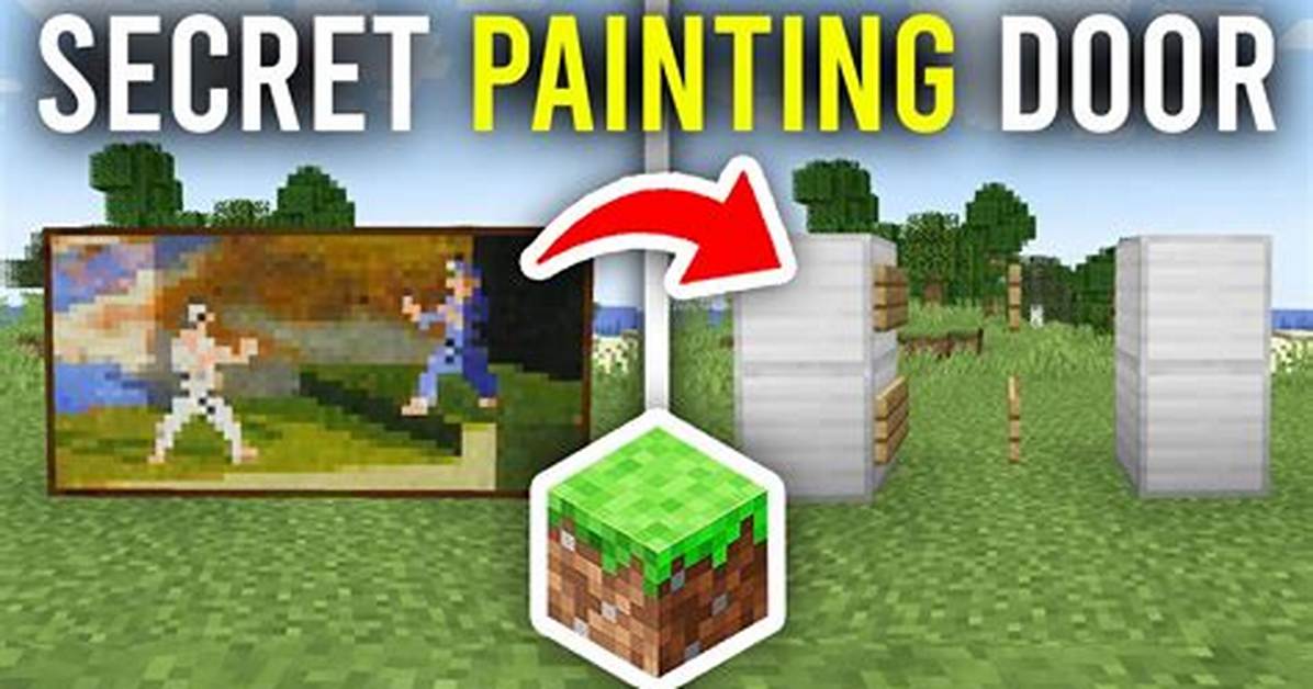 Painting vs Redstone Which Minecraft Secret