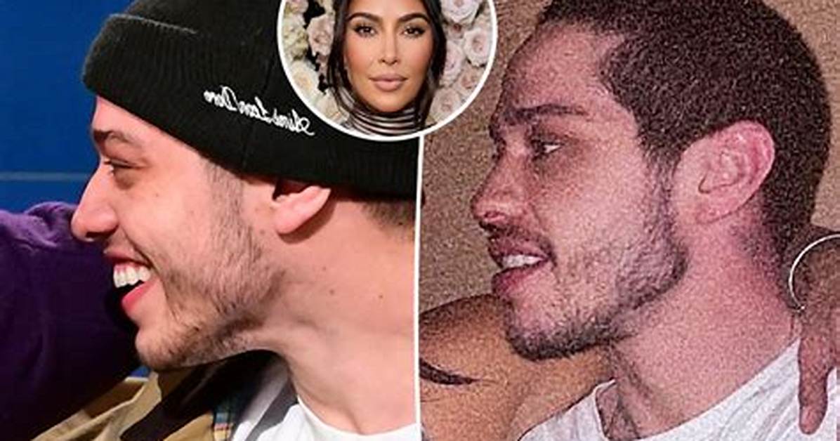 Pete Davidson Nose Photoshop Proof Side by Side Photo