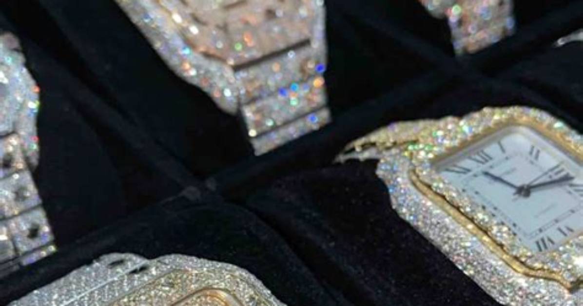 Plain Jane vs Iced out Hard Resale Data and Side by Side