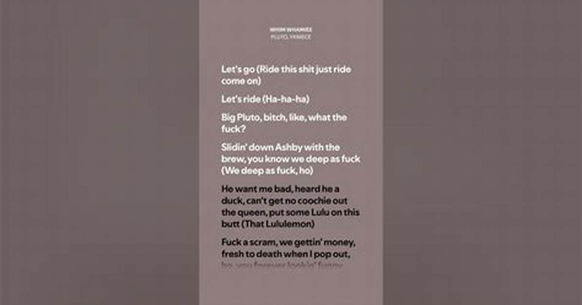 Pluto S Whim Whammie Lyrics Guide Full Verses Remix Info And