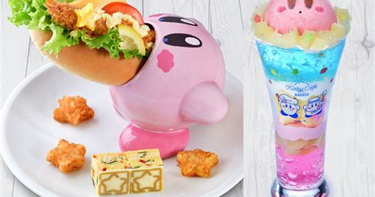Pokemon Cafe vs Kirby Cafe Menu Aesthetics Real Flavors and Photo Ops