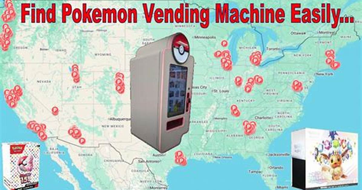 Pokemon Tcg Vending Machine Locations Update from Escalating Chaos To
