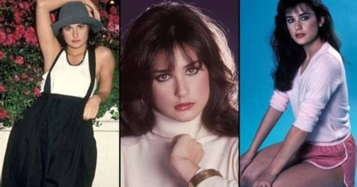 Rare Vintage Photos Inside Demi Moore S 1980 Marriage To