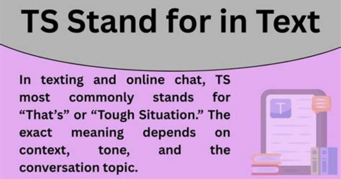 Real Chat Examples What Ts Means in Text Messaging And