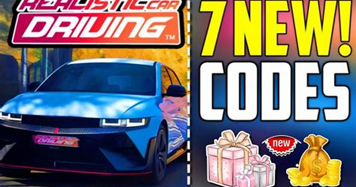 Realistic Car Driving Code Updates Fresh Cash Rewards and Patch