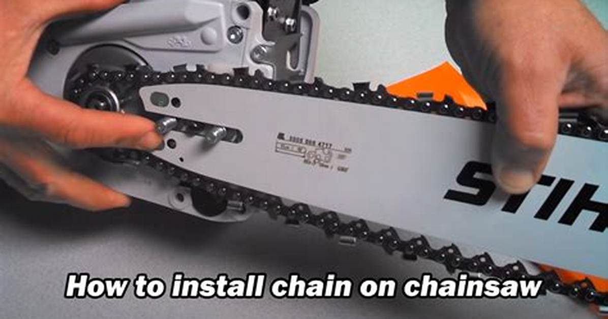 Replacing a Chainsaw Chain Today? What That Dl Number Means Right Now