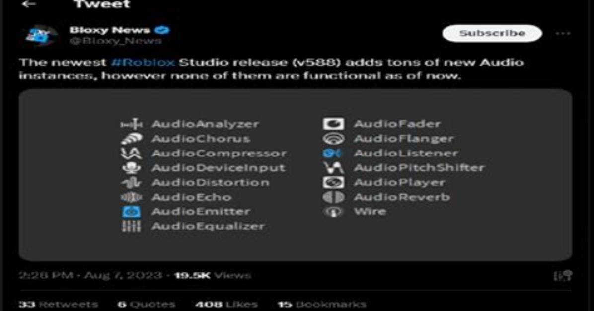 Roblox Audio Update Shifts How Tokyo