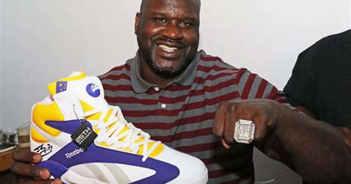 Shaquille O Neal Shoe Size Guide Dimensions History and Nba