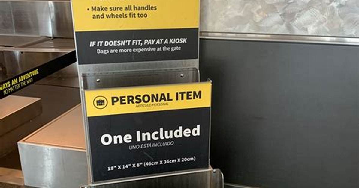 Spirit Airlines Overhauls Baggage