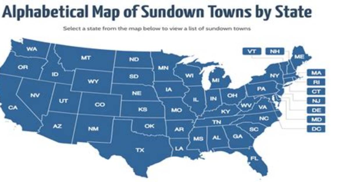 Sundown Towns Map Fact Check