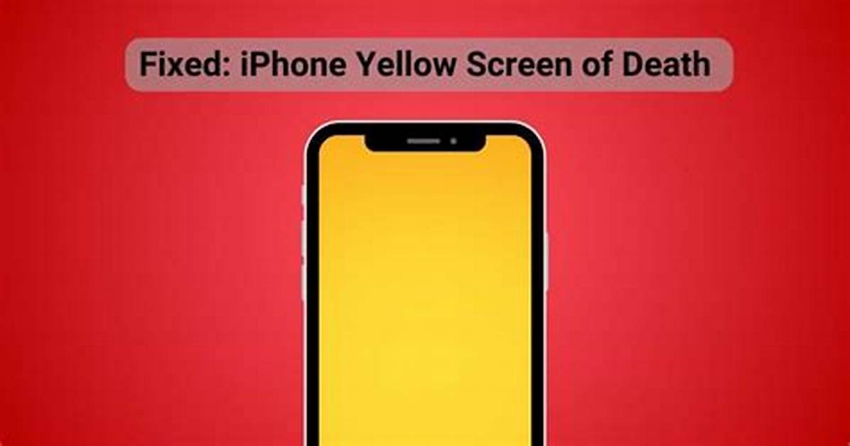 Surge in Yellow Phone Screen Reports Software Updates Night Light Glitches and Panel