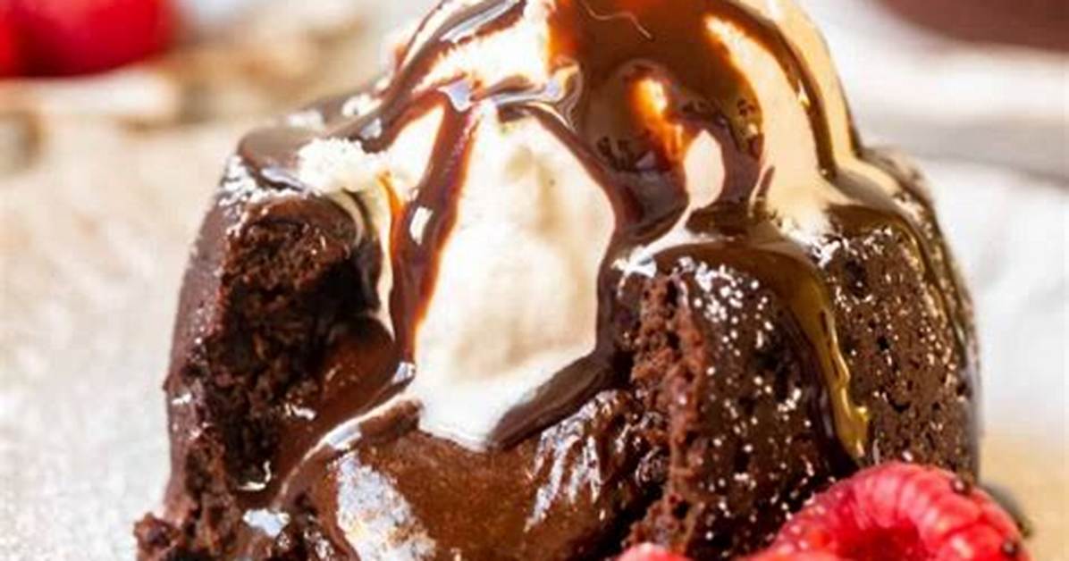 Tested Inside the Molten Crisp Topped Chocolate Brownie Pudding