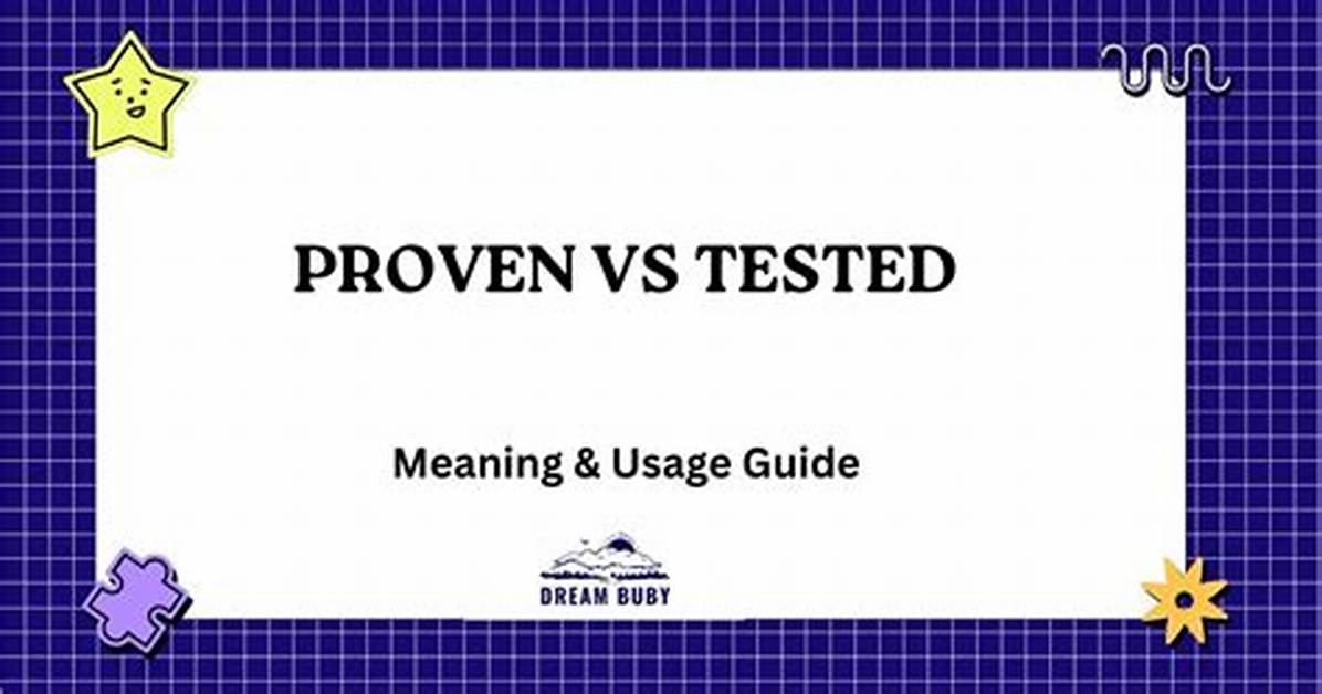 Tested Proven the 7