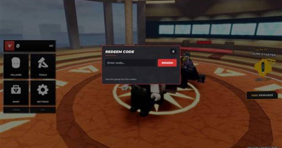 Tested Working Hide from the Villain Codes Live Proof of Free Vc And