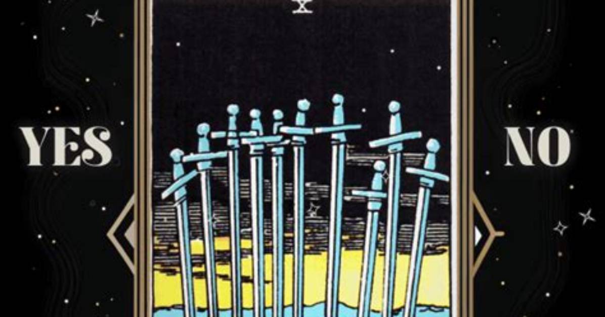 The Complete 10 of Swords Meaning Upright Reversed Love And