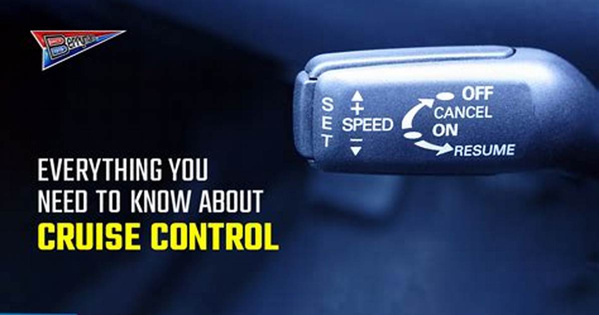 The Cruise Control Fuel Myth When Turning It on Actually Drains Your Gas