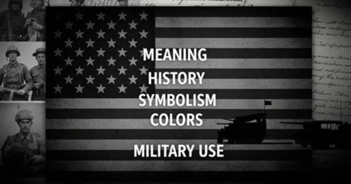 The Hidden Meaning of the Black American Flag Defiance Heritage Or