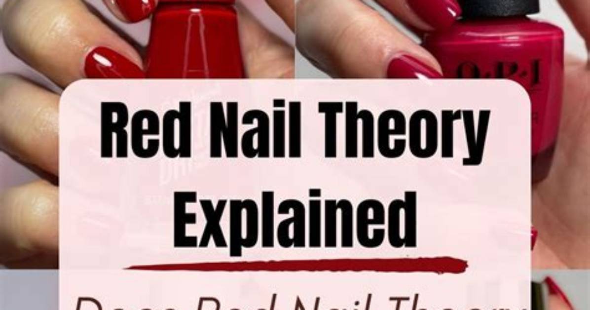 The Red Nail Theory Moves South Why Crimson Pedicures Are Suddenly