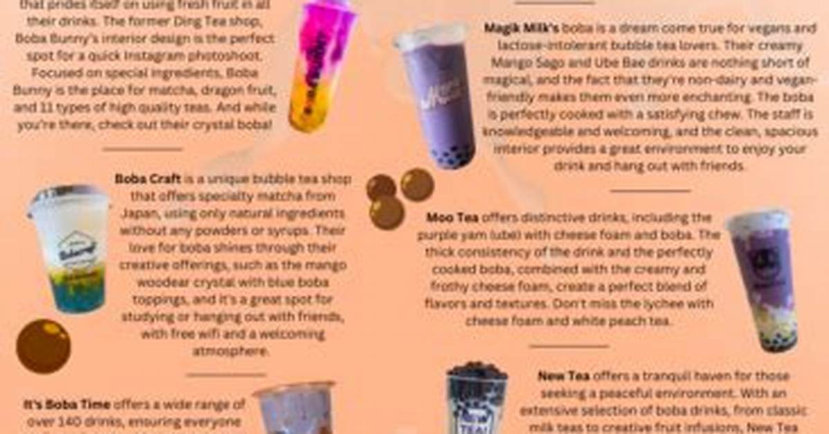 The Ultimate Boba Eats Guide Best Food Pairings Top Regional Spots and What To