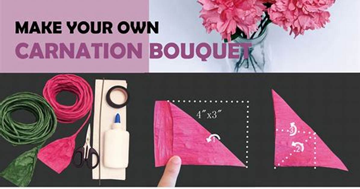The Ultimate Diy Carnation Tutorial Materials Assembly And