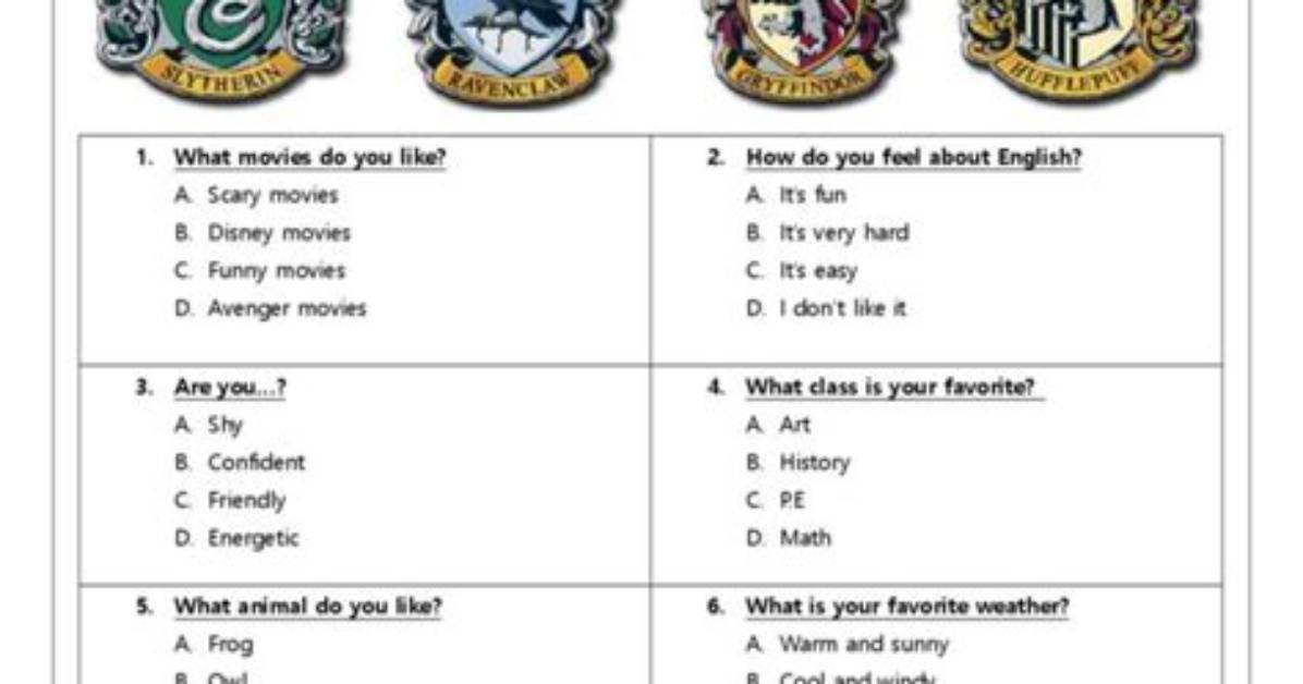 The Ultimate Harry Potter Quiz Directory Sorting Tests Trivia And