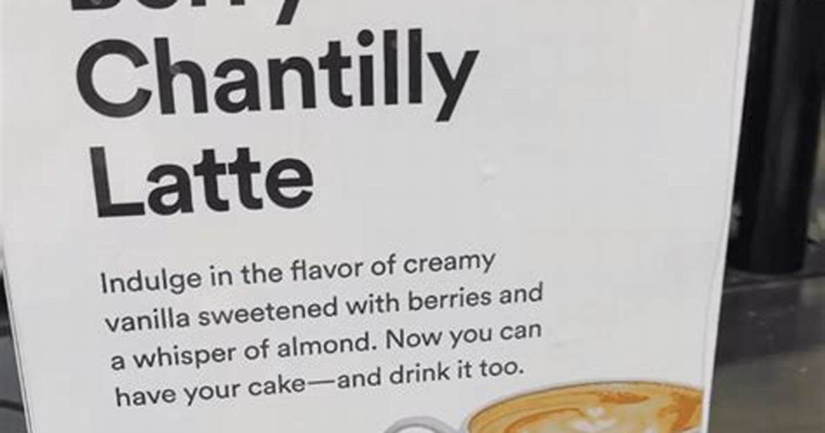 The Whole Foods Berry Chantilly Latte Obsession What S Really in The