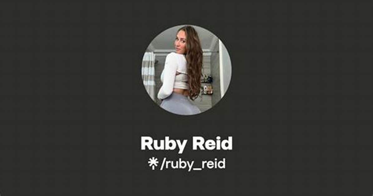 Timeline of the Ruby Reid Leak Phenomenon from Obscure Forum Posts to Top