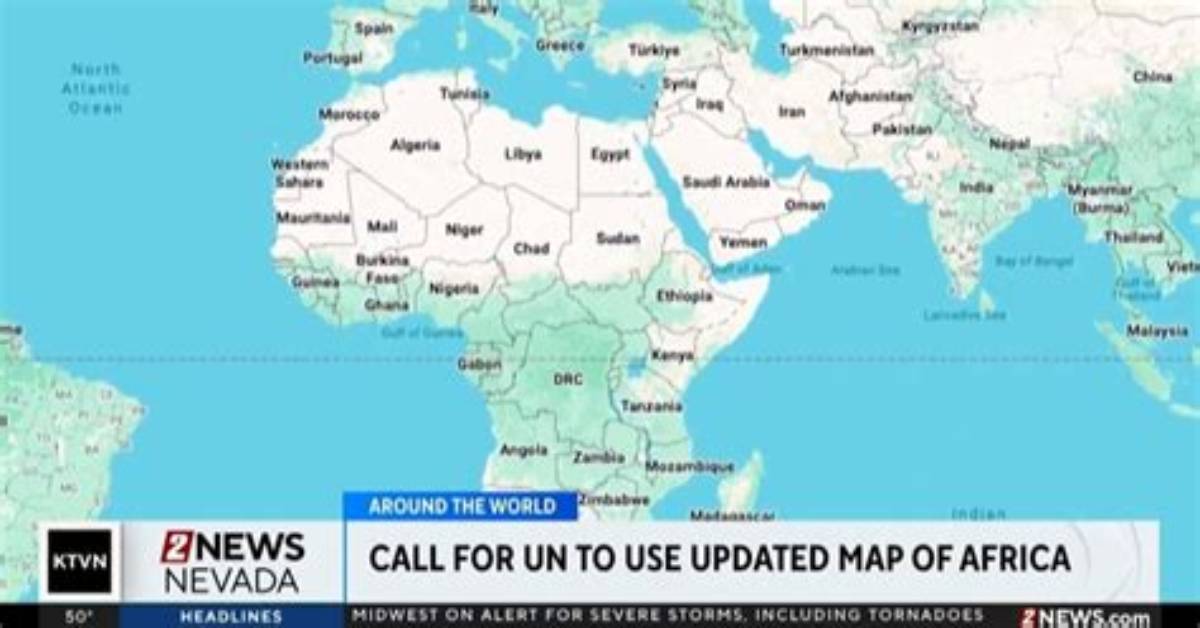 Un Officially Adopts New World Map Africa Expands Us Shrinks In
