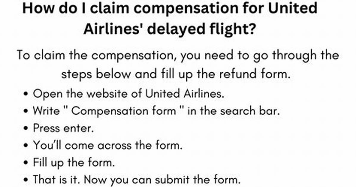 United Flight Compensation Survival Guide How to Secure Refunds Meals And
