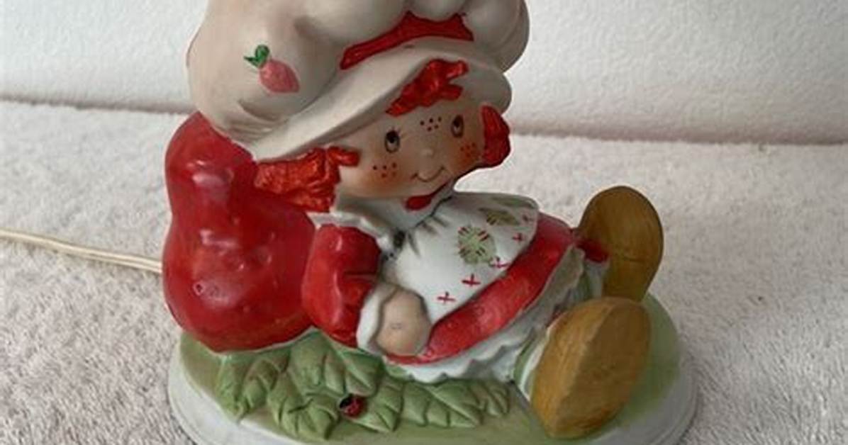 Vintage vs Modern Strawberry Shortcake Lamps How to Spot The