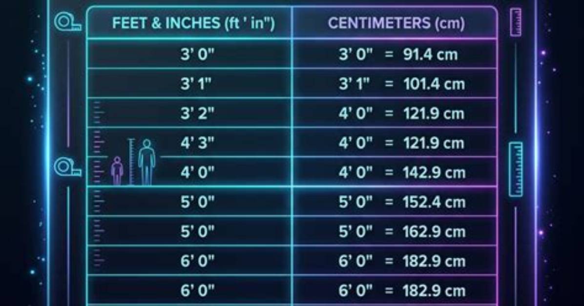 Visualizing 172 Cm in Feet Exact Height Comparison Charts And