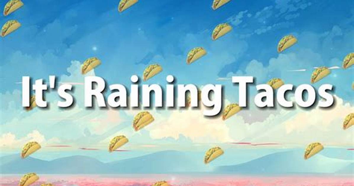 Watch It S Raining Tacos Become an Epic Piano Ballad Ray Mak S Viral