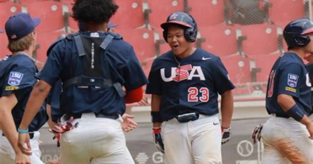 Wbsc U 15 Baseball World Cup Team Usa Battles Dominican Republic For